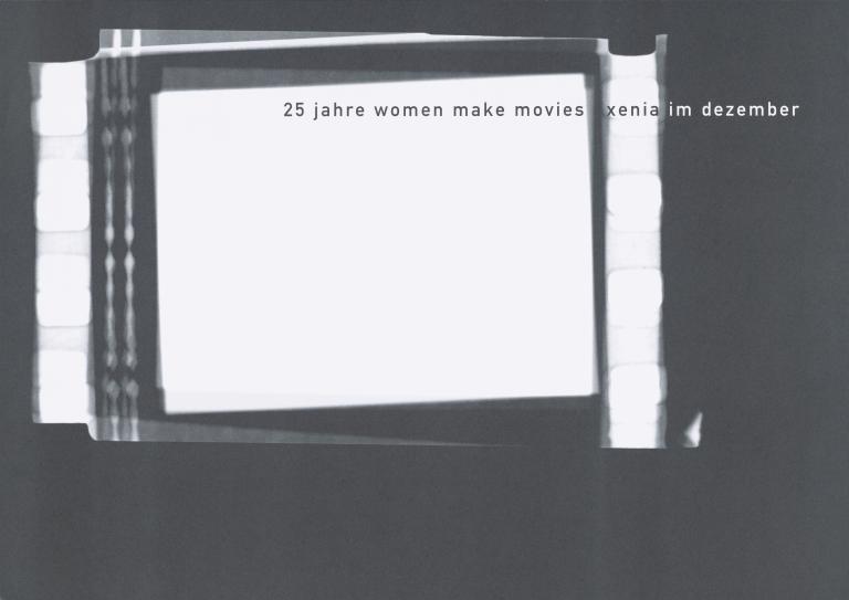 Frauenkino Xenia: programme pour le jubilée de 25 ans du distributeur Women Make Movies, décembre 1997