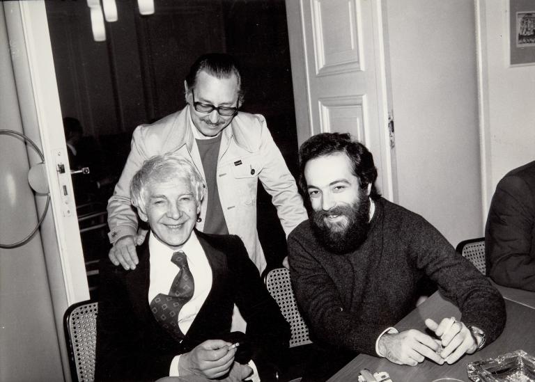 Franz Ulrich à la Berlinale en 1980 avec Janusz Nasfeter et Richard Richter