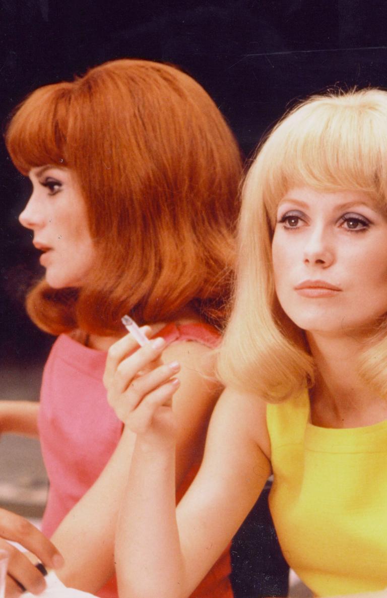 Françoise Dorléac und Catherine Deneuve in Les Demoiselles de Rochefort von Jacques Demy (1967)