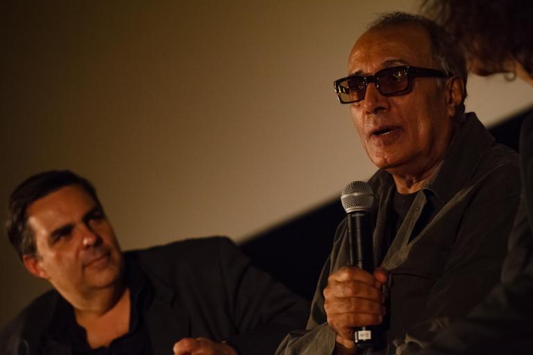 Abbas Kiarostami, sur la scène du Capitole.