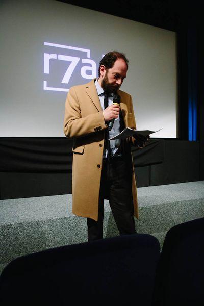 Le journaliste et essayiste Olivier Guez présente "Straw Dogs" de Sam Peckinpah au Cinématographe, le 24.03.18 © Carine Roth